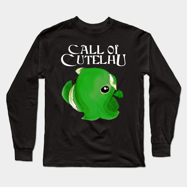 Call of Cutelhu Long Sleeve T-Shirt by Zefkiel